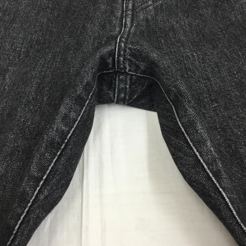 ユニオン UNION パンツ デニム、ジーンズ XL 無地 黒 / ブラック / メンズ USED 古着 中古 10138455