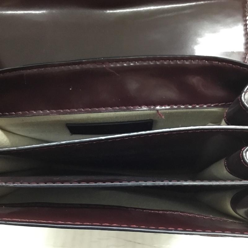 ザラ ZARA ハンドバッグ ハンドバッグ ショルダー 2way ミニバッグ 無地 ボルドー / ボルドー / レディース USED 古着 中古 10118311
