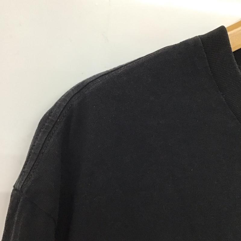 カーハート Carhartt Tシャツ 半袖 半袖カットソー プリントTシャツ クルーネックカットソー XXL 無地 黒 / ブラック / メンズ USED 古着 中古 10137666