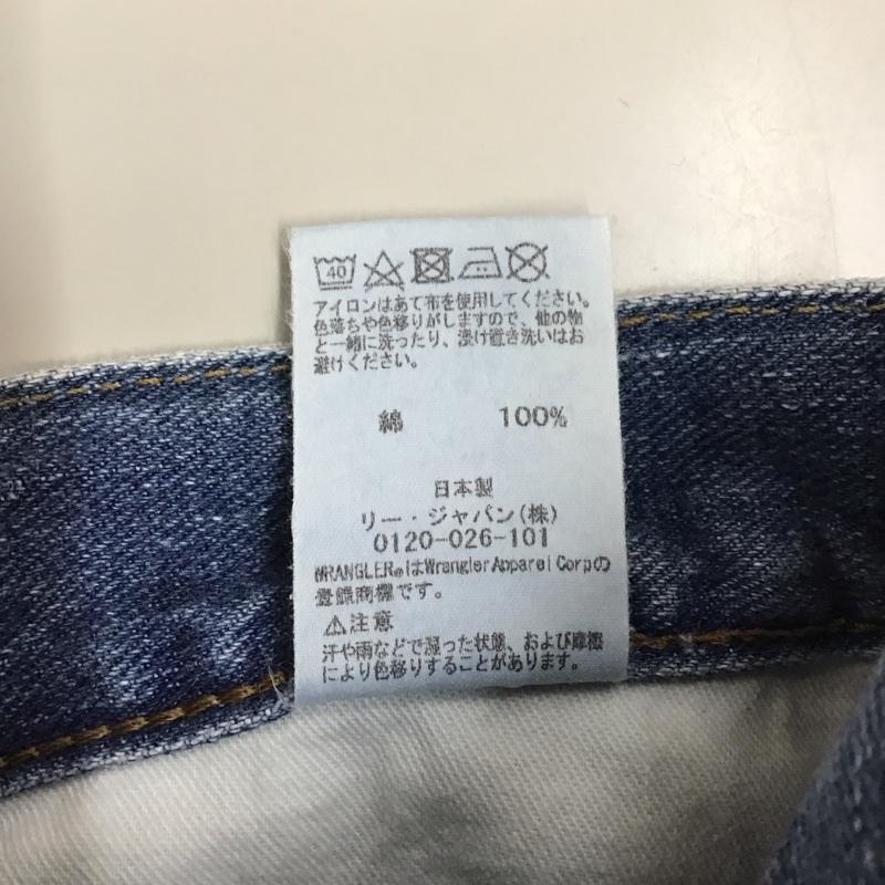 ラングラー Wrangler パンツ デニム、ジーンズ デニムパンツ ストレートパンツ ワイドパンツ カジュアルパンツ XL 無地 インディゴ / インディゴ /  メンズ USED 古着 中古 10122706