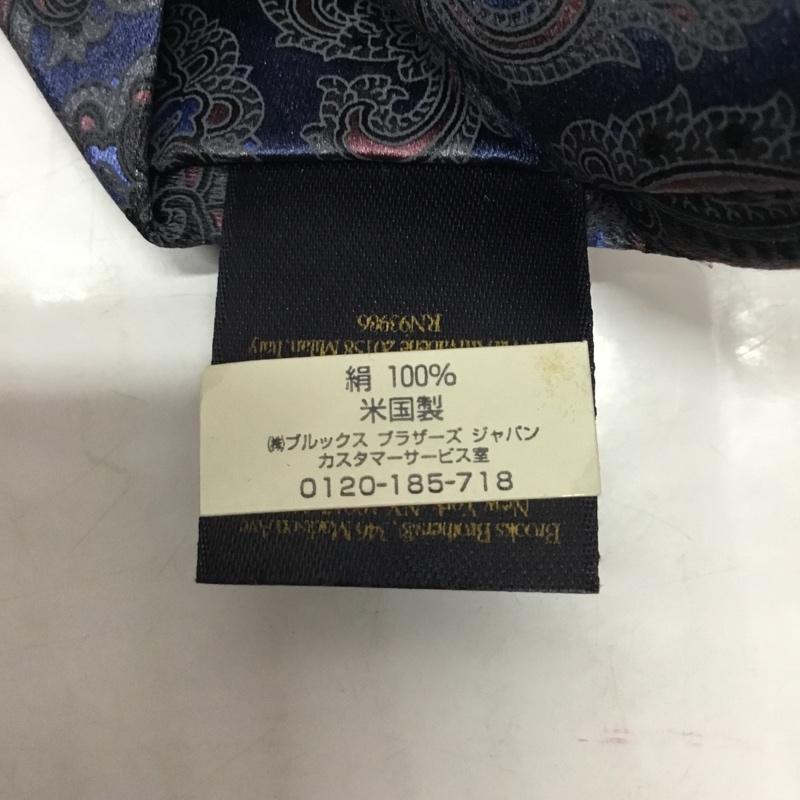 ブルックスブラザーズ BROOKS BROTHERS ネクタイ ネクタイ シルク USA製 ペイズリー 総柄 マルチカラー / マルチカラー / メンズ USED 古着 中古 10113601