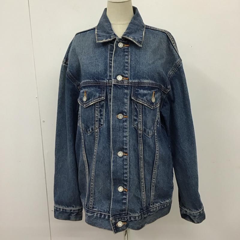 マウジー MOUSSY ジャケット、上着 ジャケット、ブレザー 0109SA11-0190 デニムジャケット Gジャン FREE 無地 水色 / ライトブルー / レディース USED 古着 中古 10114348