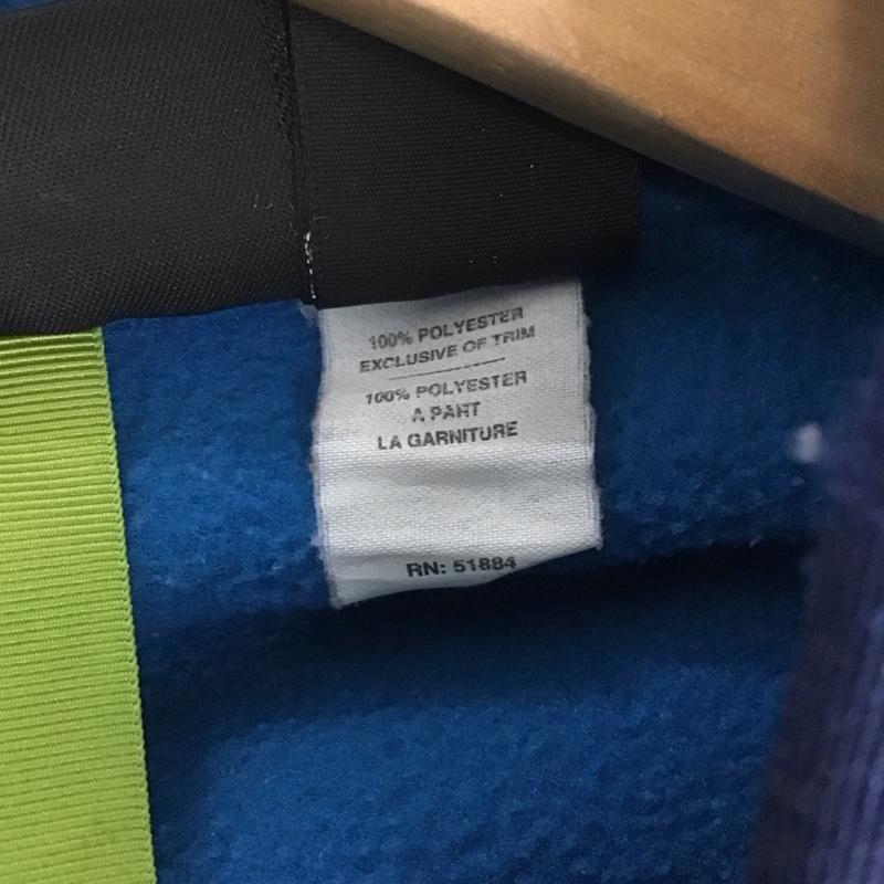 パタゴニア patagonia ジャケット、上着 ジャケット、ブレザー 25735 シンチラ フリースプルオーバー ジャケット M ロゴ、文字 青 / ブルー / メンズ USED 古着 中古 10139171