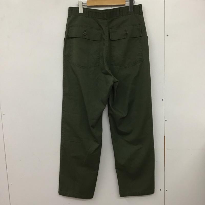 ミリタリー ミリタリー パンツ ワークパンツ、ペインターパンツ 34インチ 無地 カーキ / カーキ / メンズ USED 古着 中古 10133089