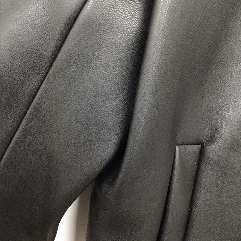オペークドットクリップ OPAQUE.CLIP ジャケット、上着 ライダース 637-46007 L 無地 黒 / ブラック / レディース USED 古着 中古 10130386