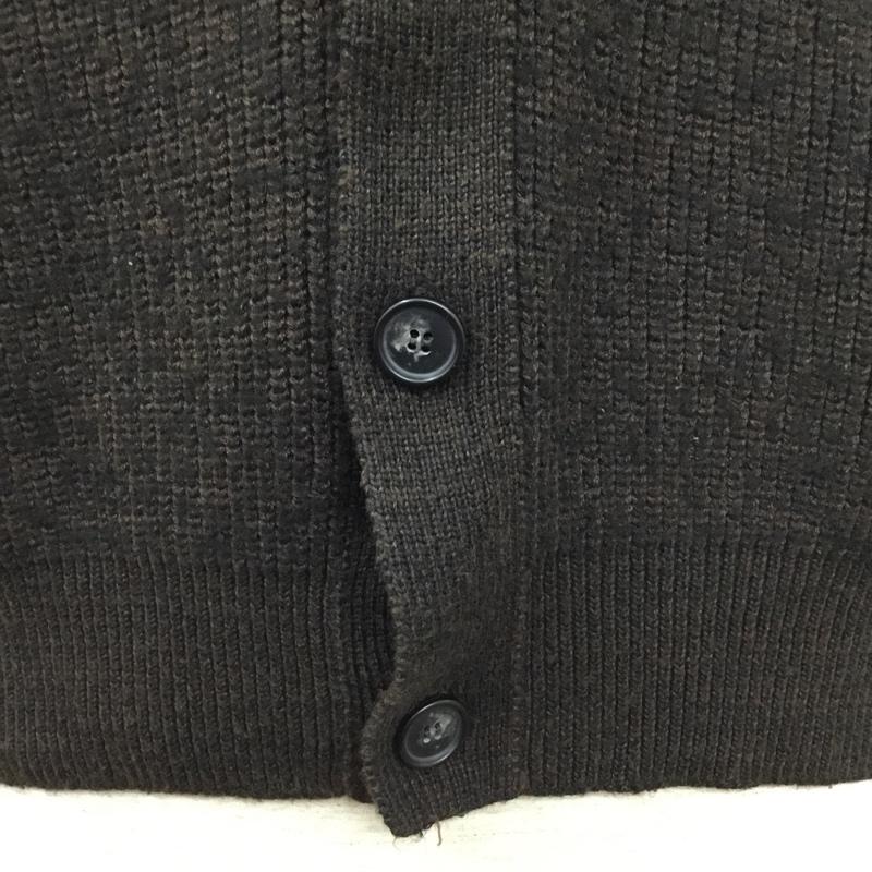 アダムエロペ ADAM ET ROPE カーディガン 長袖 長袖カーディガン 長袖ニットカーディガン 前開きボタン M 無地 茶 / ブラウン / メンズ USED 古着 中古 10110022