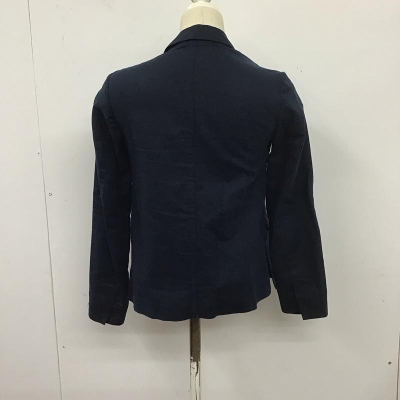 トミーヒルフィガー TOMMY HILFIGER ジャケット、上着 ジャケット、ブレザー カジュアルジャケット アウター カラージャケット 2 無地 紺 / ネイビー / レディース USED 古着 中古 10126946