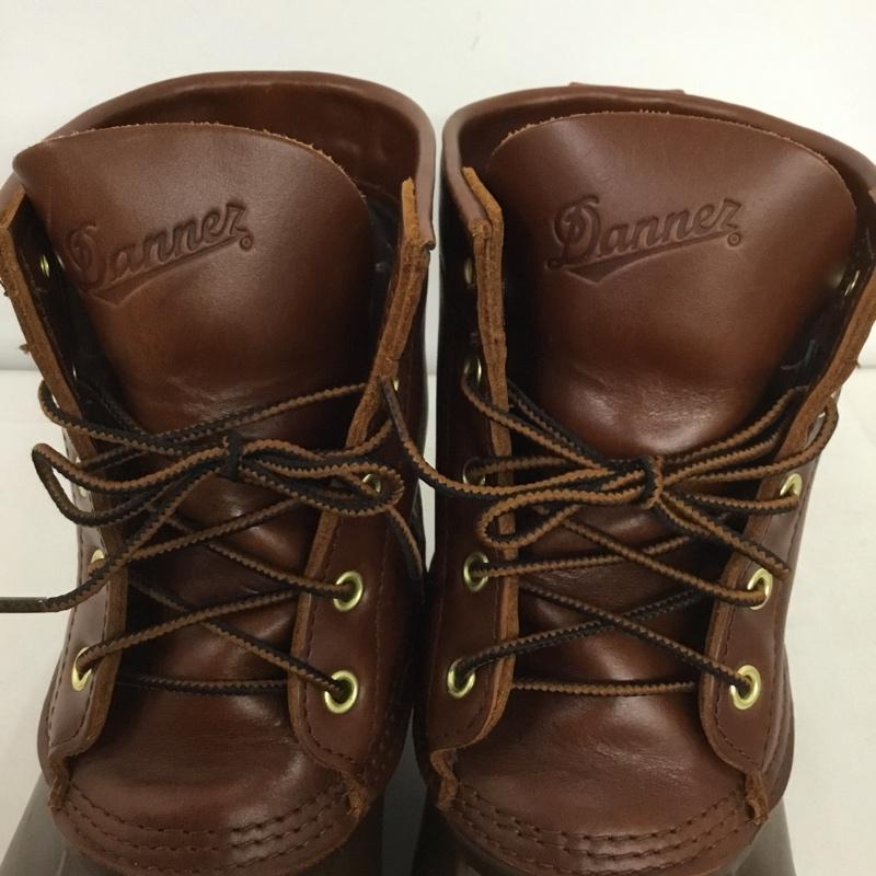 ダナー Danner ブーツ ショートブーツ 90301X SLUSHER 5 EYELETS US8 US:8 ロゴ、文字 茶 / ブラウン / メンズ USED 古着 中古 10138035