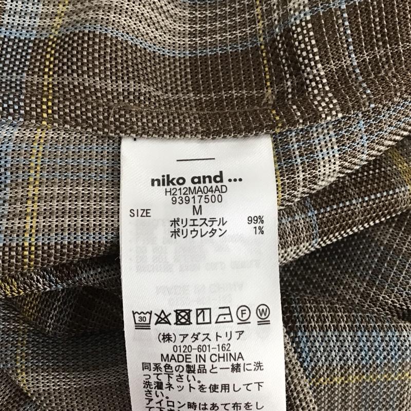 ニコアンド niko and... シャツ、ブラウス 半袖 半袖 3 チェック マルチカラー / マルチカラー / メンズ USED 古着 中古 10110427