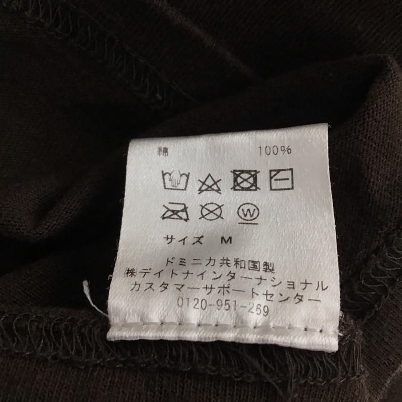 フリークスストア FREAK S STORE Tシャツ 半袖 半袖カットソー プリントTシャツ クルーネックカットソー M ロゴ、文字 茶 / ブラウン / メンズ USED 古着 中古 10135974