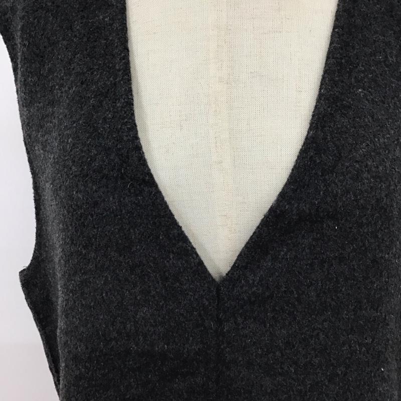 ユナイテッドアローズグリーンレーベルリラクシング UNITED ARROWS green label relaxing ベスト ベスト 無地 チャコールグレー / チャコールグレー / レディース USED 古着 中古 10123607