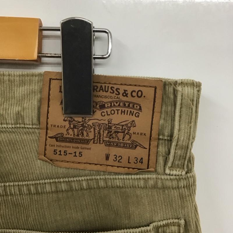 リーバイストラウスアンドコー Levi Strauss & co. パンツ デニム、ジーンズ コーデュロイパンツ ワイドパンツ カジュアルパンツ 32インチ 無地 ベージュ / ベージュ / メンズ USED 古着 中古 10128735