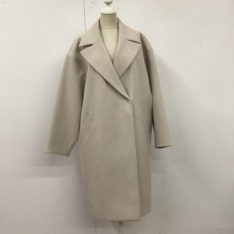 レプシィム LEPSIM コート コート一般 FREE 無地 灰 / グレー / レディース USED 古着 中古 10122252