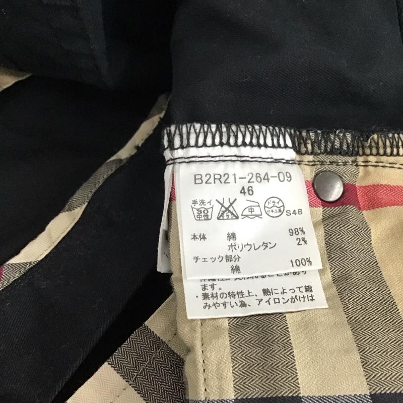 バーバリーロンドン Burberry London パンツ デニム、ジーンズ スリムパンツ カジュアルパンツ ストレッチパンツ 46 無地 黒 / ブラック / レディース USED 古着 中古 10122496