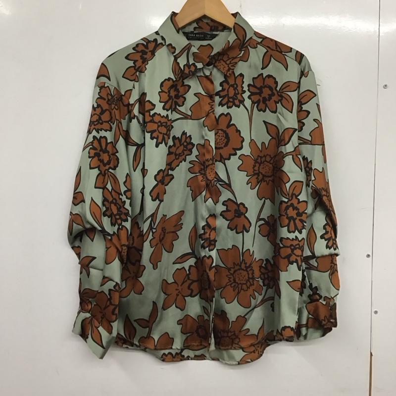 ザラ ZARA シャツ、ブラウス 長袖 S 総柄 マルチカラー / マルチカラー / レディース USED 古着 中古 10139263