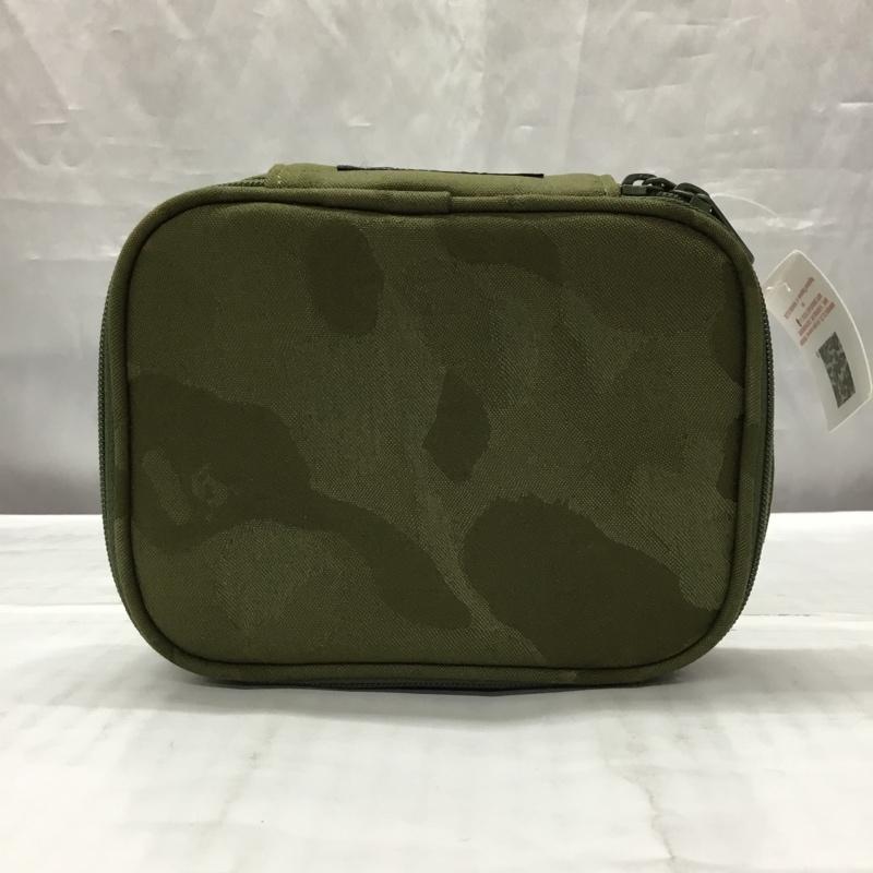 アベイシングエイプ A BATHING APE ポーチ ポーチ スクエア カモフラージュ柄・迷彩 カーキ / カーキ / メンズ USED 古着 中古 10113723