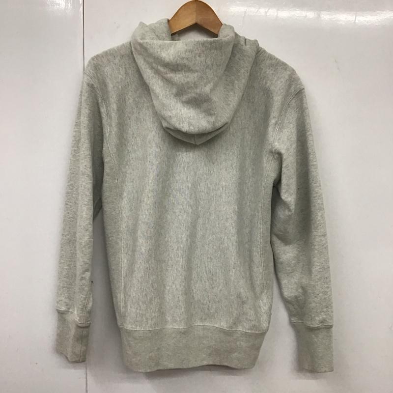 チャンピオン Champion パーカー 長袖 c8-h104 ジップパーカー スウェットパーカー S 無地 灰 / グレー / メンズ USED 古着 中古 10131370