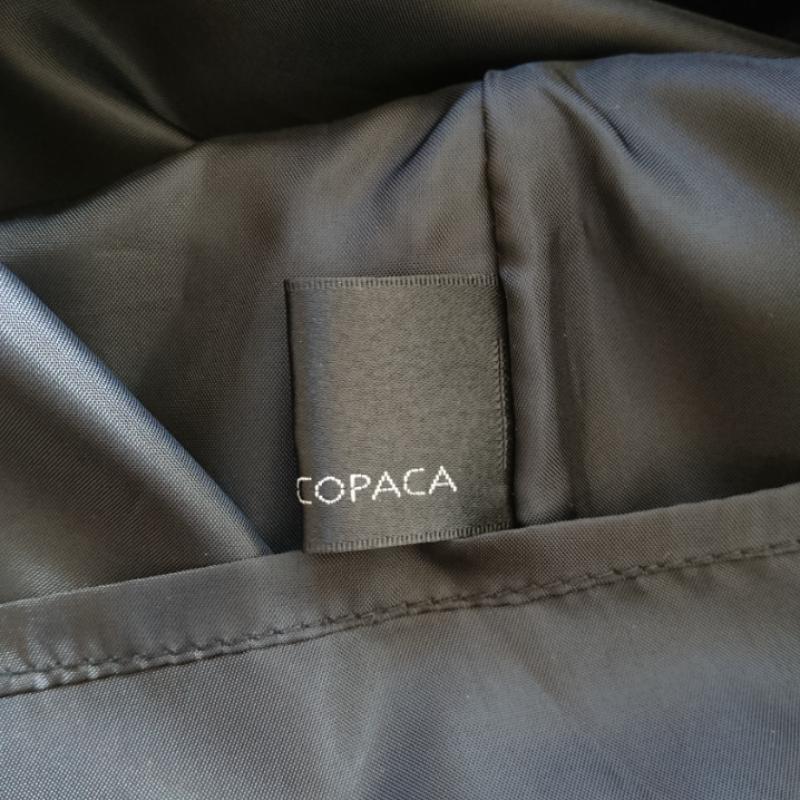 コパカ COPACA ワンピース ひざ丈スカート 無地 黒 / ブラック / レディース USED 古着 中古 10013474