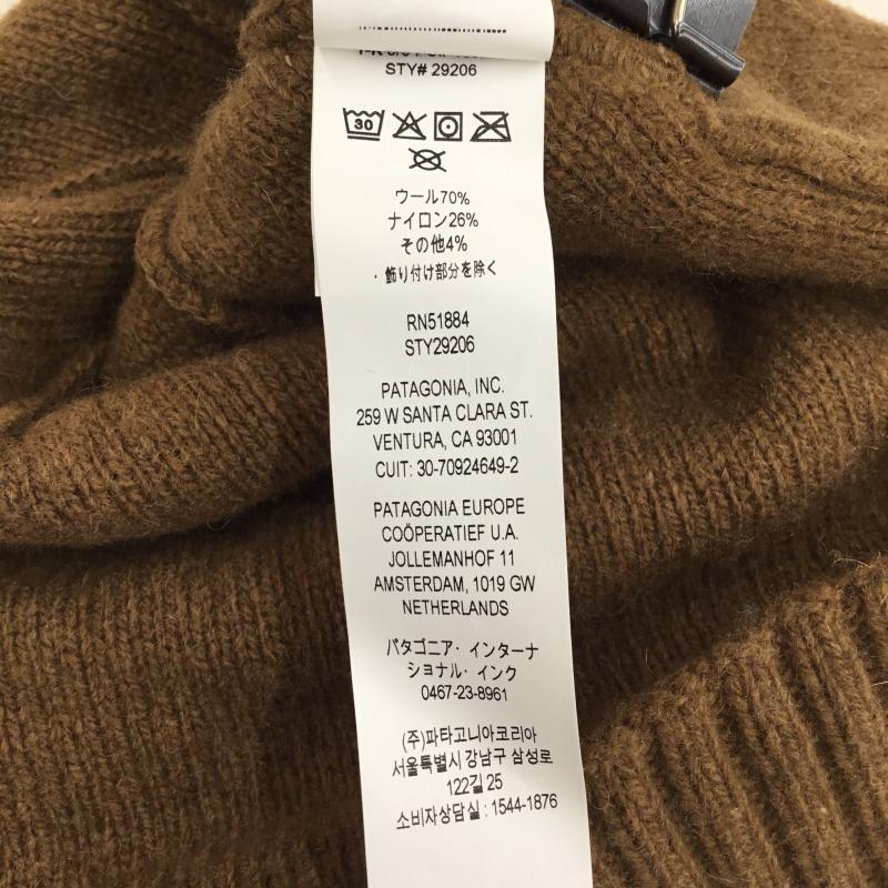 パタゴニア patagonia 帽子 ニット帽 ブロデオ ビーニー FREE ロゴ、文字 茶 / ブラウン / メンズ USED 古着 中古 10136547