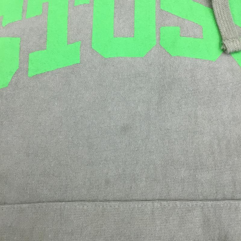 ステューシー STUSSY パーカー 長袖 BLOCK SPORT PIGMENT DYED HOODI L ロゴ、文字 黄緑 / イエローグリーン / X 薄緑 / ライトグリーン / メンズ USED 古着 中古 10136985