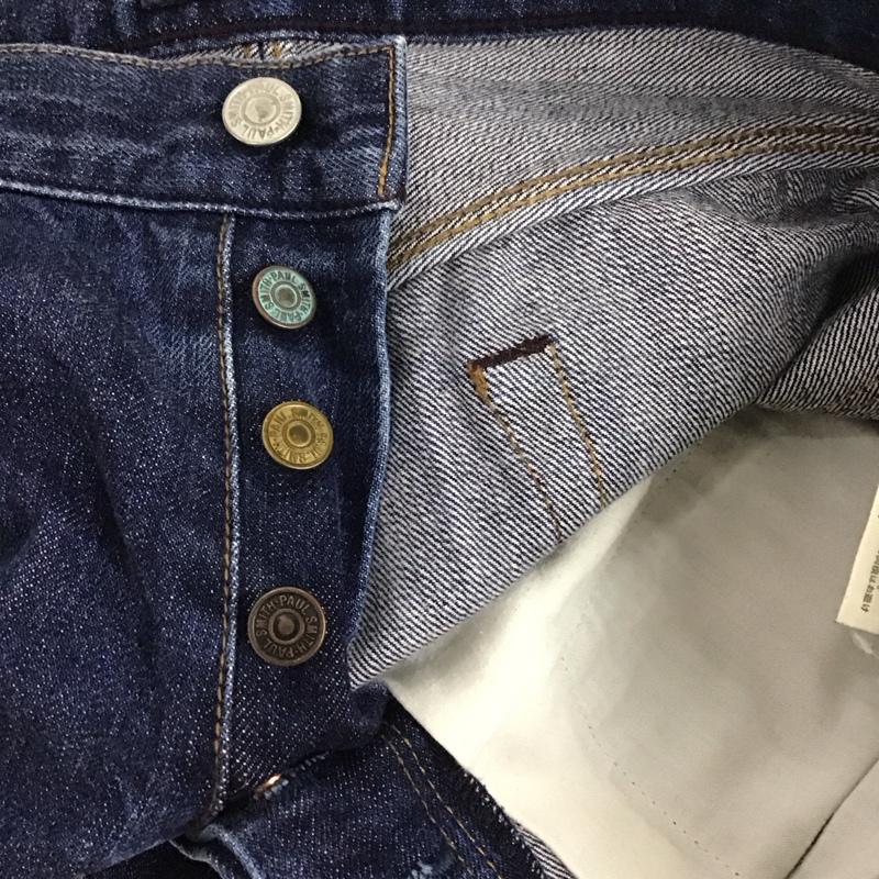ポールスミス Paul Smith パンツ デニム、ジーンズ デニムパンツ ワイドパンツ カジュアルパンツ L 無地 インディゴ / インディゴ / メンズ USED 古着 中古 10128683
