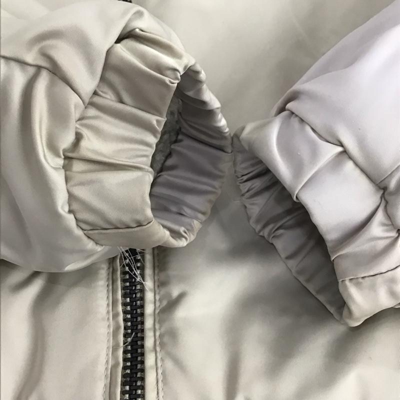 ザラ ZARA ジャケット、上着 ジャンパー、ブルゾン 4341 925 806 ボアジャケット リバーシブル クロップド丈 S 無地 ベージュ / ベージュ / レディース USED 古着 中古 10133562