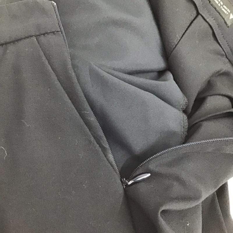ザラ ZARA スカート ひざ丈スカート XS 無地 黒 / ブラック /  レディース USED 古着 中古 10131876