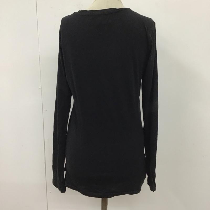 ディーゼル DIESEL Tシャツ 長袖 Vネック S 黒 / ブラック / レディース USED 古着 中古 10112335