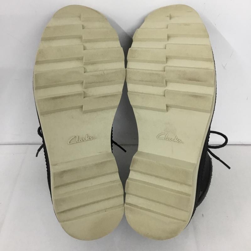 クラークス Clarks ブーツ ショートブーツ レースアップブーツ GORE-TEX UK7 US:8 ワンポイント 黒 / ブラック / メンズ USED 古着 中古 10130412