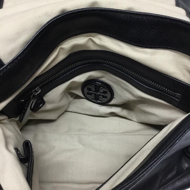 トリーバーチ TORY BURCH ハンドバッグ ハンドバッグ キルティング チェーンベルト ワンポイント 黒 / ブラック / レディース USED 古着 中古 10115576