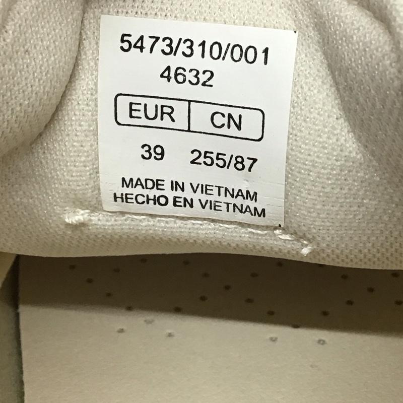ザラ ZARA スニーカー スニーカー 5473 310 001 EU39 無地 アイボリー / アイボリー / X 黒 / ブラック / レディース USED 古着 中古 10119351