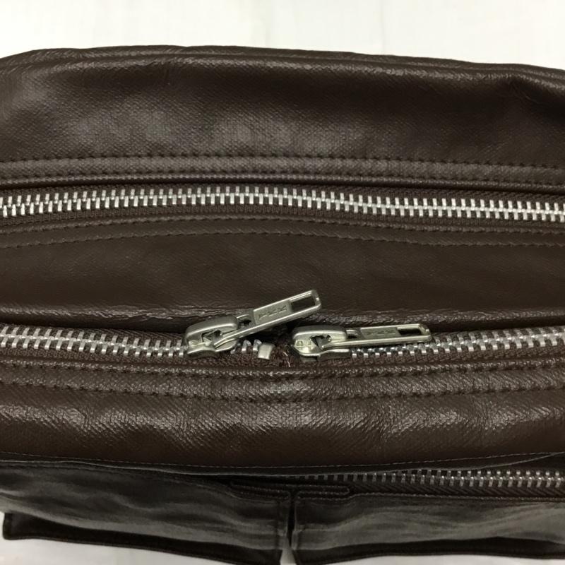 ポーター PORTER ショルダーバッグ ショルダーバッグ FREE STYLE ロゴ、文字 ダークブラウン / ダークブラウン / メンズ USED 古着 中古 10110591