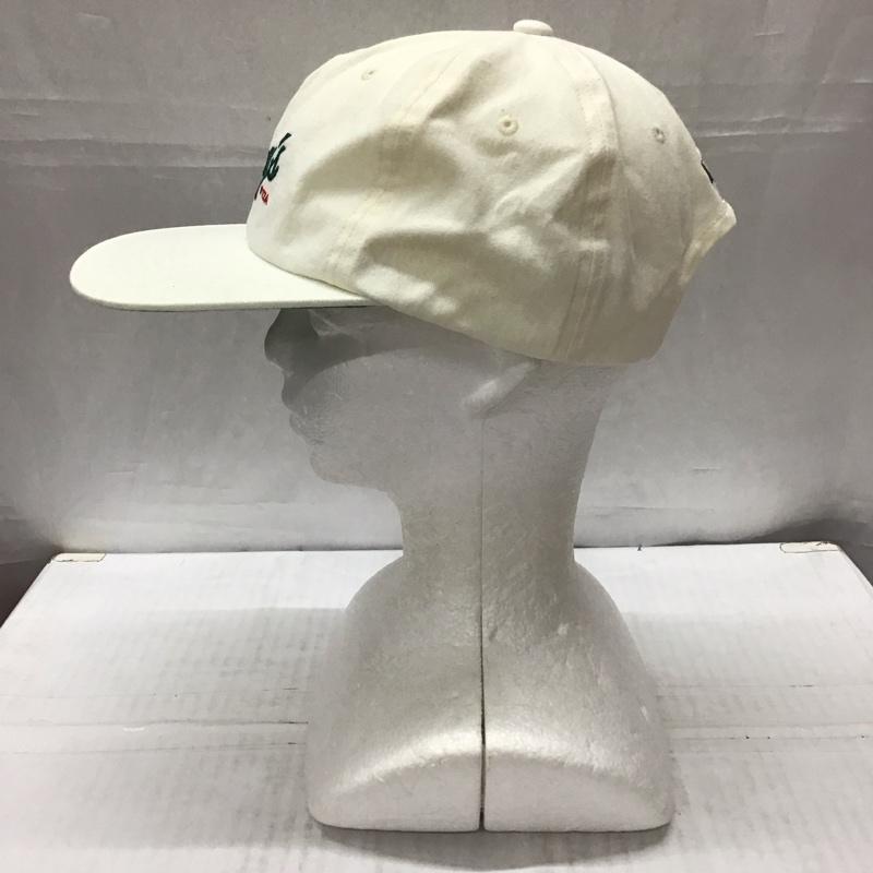 アイエービー スタジオ IAB STUDIO 帽子 キャップ Henry’s Pizza ロゴ、文字 白 / ホワイト / メンズ USED 古着 中古 10113380