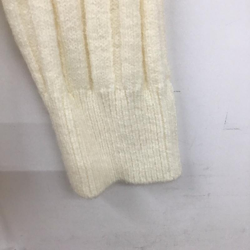 フラーネ Frene ニット、セーター 長袖 FREE 無地 白 / ホワイト / レディース USED 古着 中古 10130287