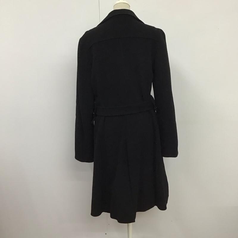 ロペ ROPE コート コート一般 GGB-1755-B ロングコート ステンカラーコート 無地 黒 / ブラック / レディース USED 古着 中古 10122846