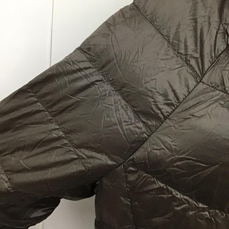 ユニクロ UNIQLO ジャケット、上着 ジャンパー、ブルゾン 217-078827 ウルトラライトダウンフードパーカー ジップアップジャケット XL 無地 茶 / ブラウン / レディース USED 古着 中古 10118001