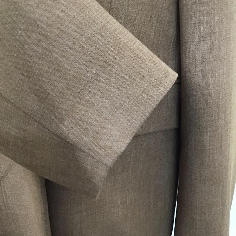 スライ SLY ジャケット、上着 ジャケット、ブレザー 010ESW30-0960 BOXY DOUBLE JACKET 1 無地 茶 / ブラウン / レディース USED 古着 中古 10123871
