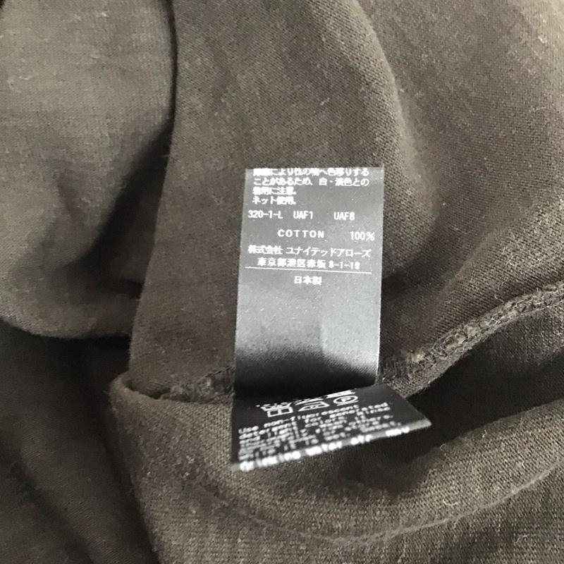 アッシュ H カットソー 長袖 長袖カットソー 無地カットソー クルーネック L 無地 黒 / ブラック / メンズ USED 古着 中古 10130980