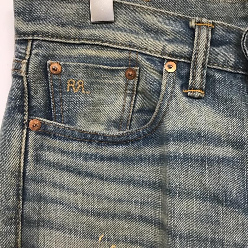 ダブルアールエル RRL パンツ デニム、ジーンズ デニムパンツ スリムパンツ カジュアルパンツ ペインターパンツ 30インチ インディゴ / インディゴ / メンズ USED 古着 中古 10132917