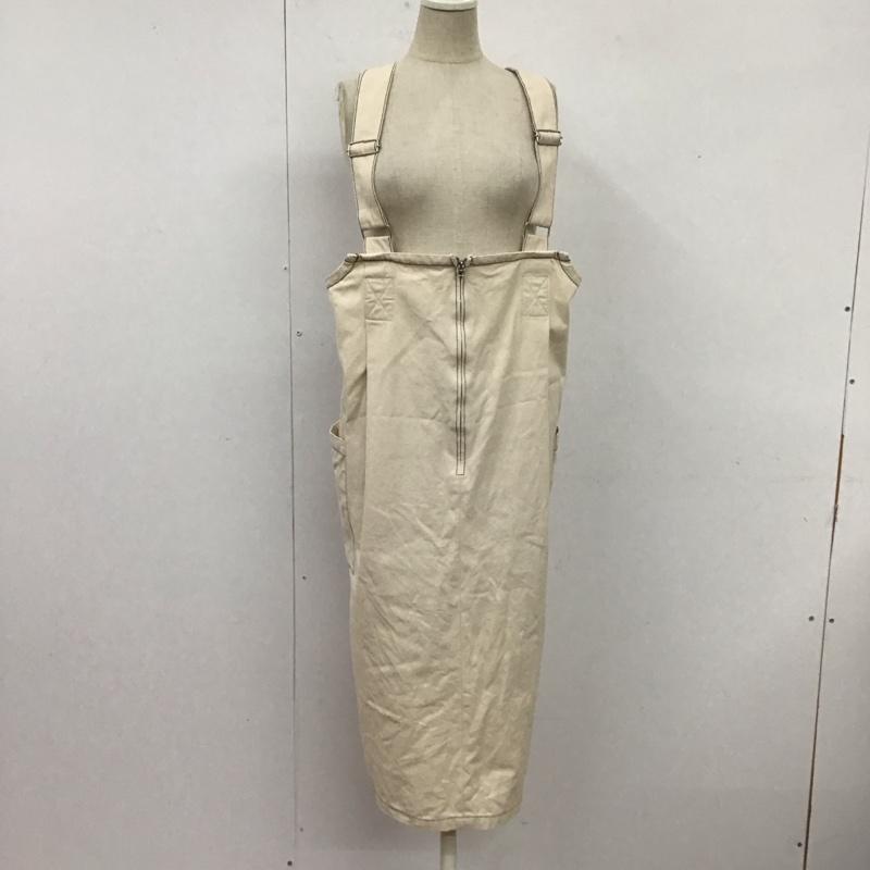 カスタネ Kastane ジャンパースカート ジャンパースカート ka18a0090040110 FREE 無地 白 / ホワイト / レディース USED 古着 中古 10121398