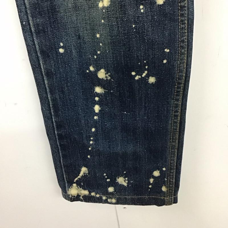 ラウンジリザード LOUNGE LIZARD パンツ デニム、ジーンズ デニムパンツ スリムパンツ カジュアルパンツ 2 プリント インディゴ / インディゴ / メンズ USED 古着 中古 10127359