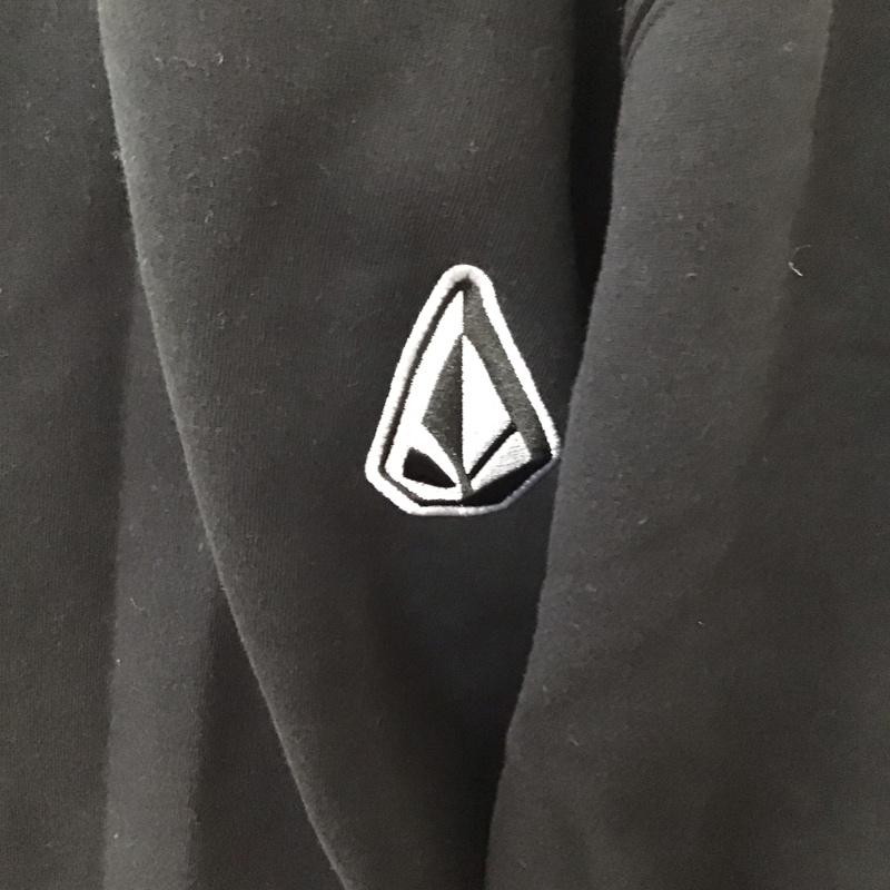 ボルコム VOLCOM パーカー 長袖 長袖パーカー フード付きパーカー プリントスウェット トレーナー L プリント 黒 / ブラック / メンズ USED 古着 中古 10114501