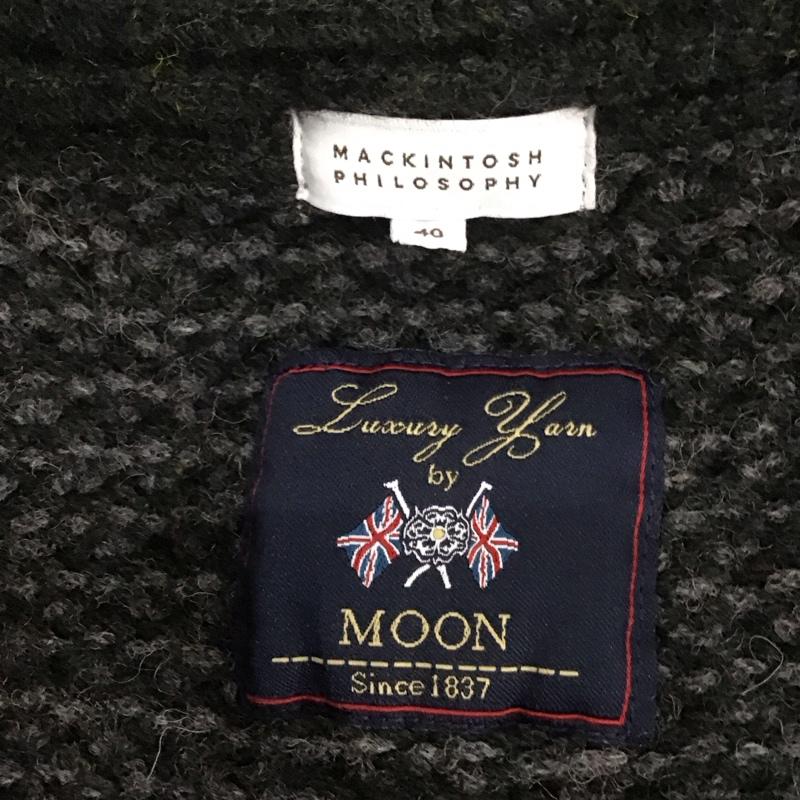 マッキントッシュフィロソフィー MACKINTOSH PHILOSOPH カーディガン 長袖 長袖ニットカーディガン リブニットカーディガン 前ボタン 40 総柄 マルチカラー / マルチカラー / メンズ USED 古着 中古 10112545