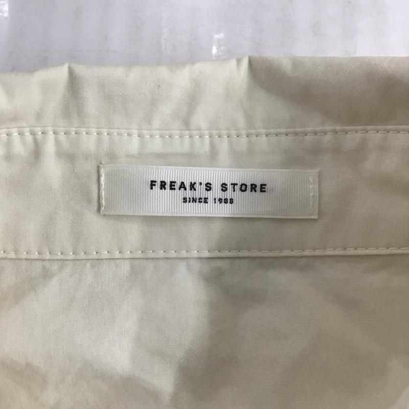 フリークスストア FREAK S STORE シャツ、ブラウス 長袖 1146248900838 ショート丈 クロップド丈 FREE 無地 アイボリー / アイボリー / レディース USED 古着 中古 10122656