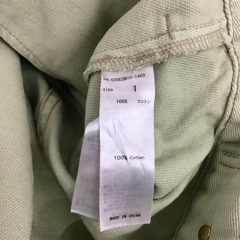 スライジーンズ SLY JEANS ジャケット、上着 ジャケット、ブレザー 030esm10-1480 Gジャン デニムジャケット カジュアルジャケット アウター 1 無地 薄緑 / ライトグリーン / レディース USED 古着 中古 10105654