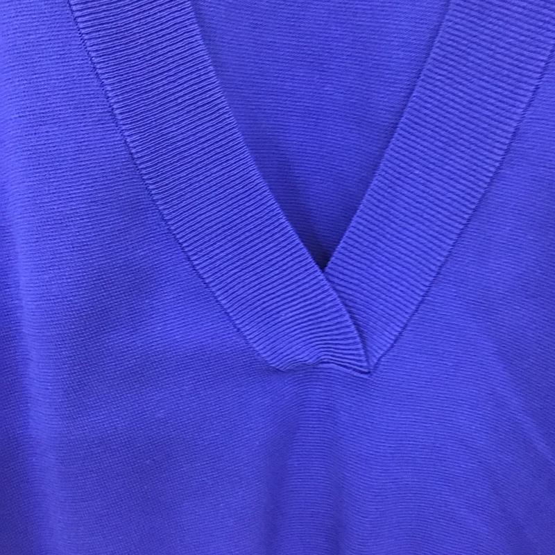 スピック&スパン Spick & Span ニット、セーター 長袖 23-080-200-9700 無地 青 / ブルー / レディース USED 古着 中古 10130405