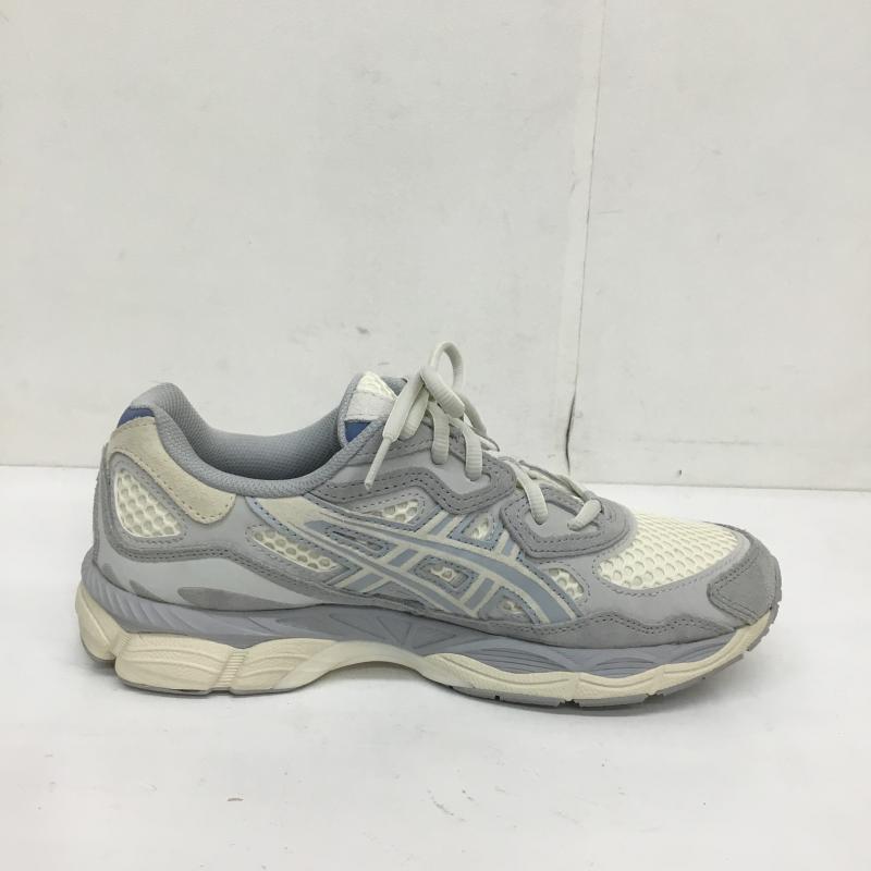アシックス ASICS スニーカー スニーカー 1203A372-600 GEL-NYC 26.5cm ロゴ、文字 灰 / グレー / X オフホワイト / オフホワイト / メンズ USED 古着 中古 10118272