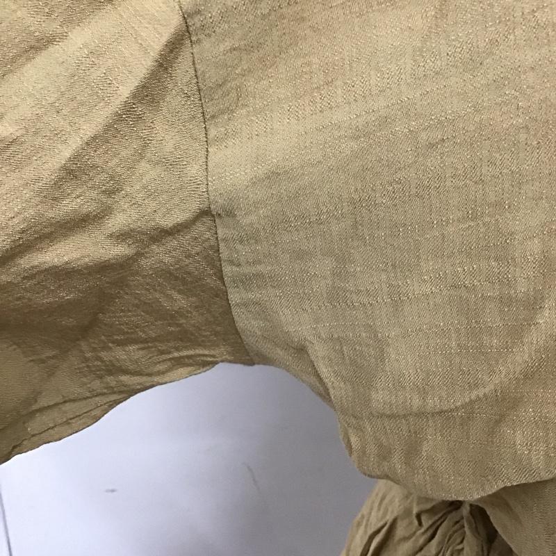 エヘカソポ ehka sopo シャツ、ブラウス 七分袖 1708593 ウエストドロスト FREE 無地 ベージュ / ベージュ / レディース USED 古着 中古 10118228
