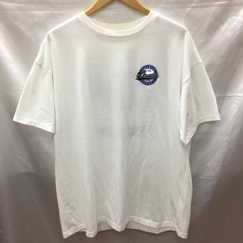 イング INGNI Tシャツ 半袖 231-100388-00 BACKサークルロゴチュニックTシャツ 半袖カットソー プリントTシャツ M プリント 白 / ホワイト / レディース USED 古着 中古 10113322