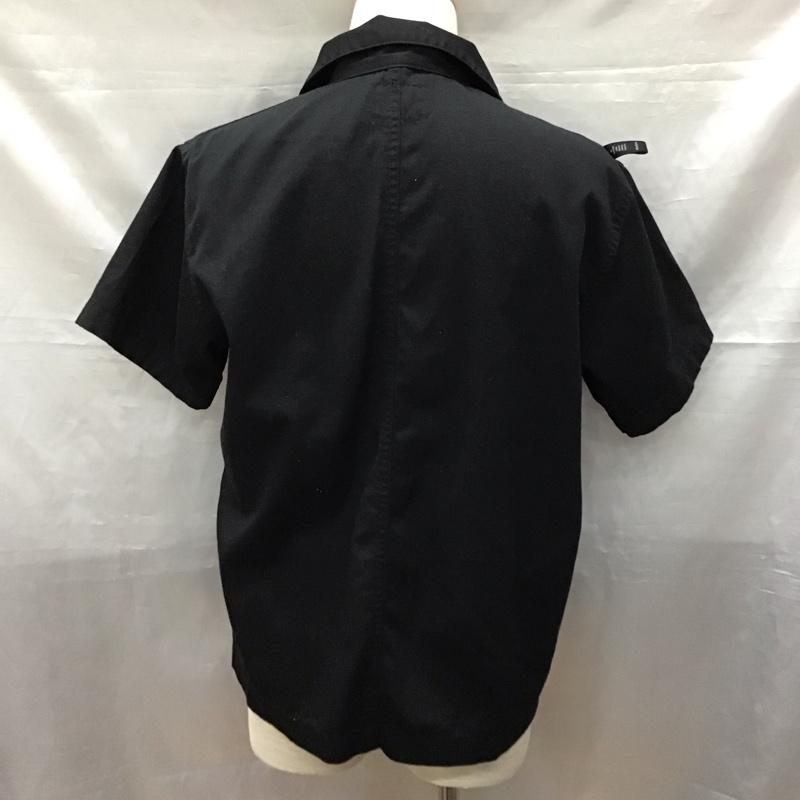 ダブルタップス WTAPS シャツ、ブラウス 半袖 半袖シャツ カラーシャツ 半袖カットソー 1 ロゴ、文字 黒 / ブラック / メンズ USED 古着 中古 10120543